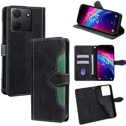 Skin Feel เคสโทรศัพท์หนังหัวเข็มขัดแม่เหล็ก, For TCL 60R 5G, For TCL 503 4G, For TCL 50 NxtPaper 5G