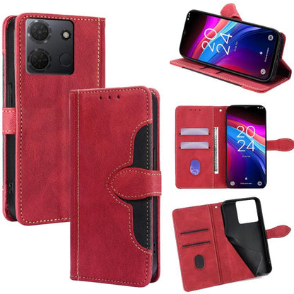 Skin Feel เคสโทรศัพท์หนังหัวเข็มขัดแม่เหล็ก, For TCL 60R 5G, For TCL 503 4G, For TCL 50 NxtPaper 5G
