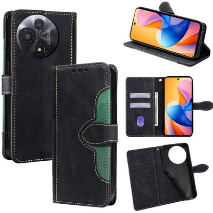 Skin Feel เคสโทรศัพท์หนังหัวเข็มขัดแม่เหล็ก, For TCL 60R 5G, For TCL 503 4G, For TCL 50 NxtPaper 5G