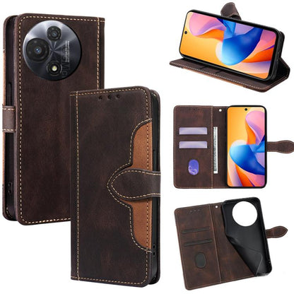 Skin Feel เคสโทรศัพท์หนังหัวเข็มขัดแม่เหล็ก, For TCL 60R 5G, For TCL 503 4G, For TCL 50 NxtPaper 5G