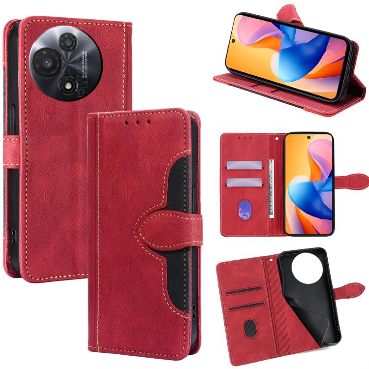Skin Feel เคสโทรศัพท์หนังหัวเข็มขัดแม่เหล็ก, For TCL 60R 5G, For TCL 503 4G, For TCL 50 NxtPaper 5G