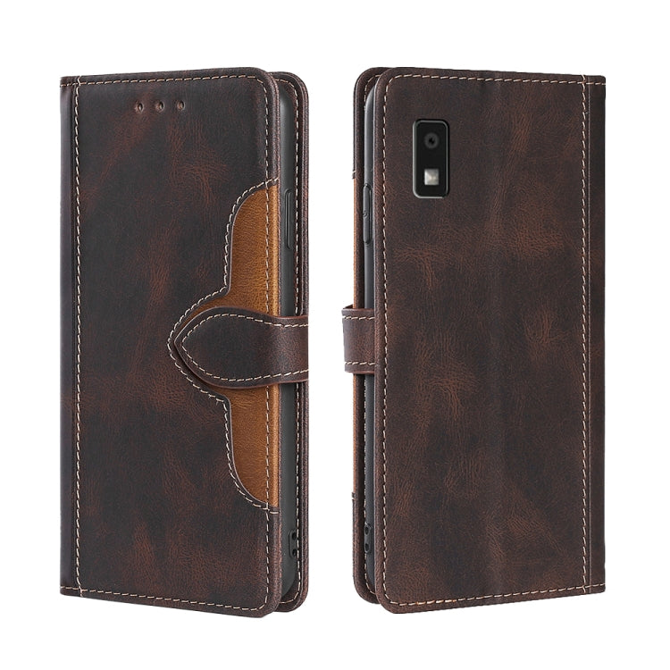 Skin Feel เคสโทรศัพท์หนังหัวเข็มขัดแม่เหล็ก, For Sharp Aquos R10, For Sharp Aqous wish5, For Sharp Aqous Wish4, For Sharp Aquos R9, For Sharp Aquos R8 Pro SH-51, For Sharp Aquos R8 SH-52D, For Sharp Aqous Wish3