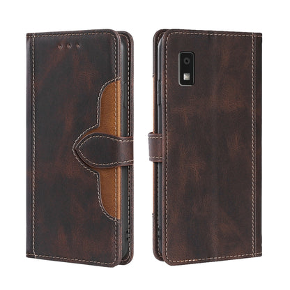 Skin Feel เคสโทรศัพท์หนังหัวเข็มขัดแม่เหล็ก, For Sharp Aquos R10, For Sharp Aqous wish5, For Sharp Aqous Wish4, For Sharp Aquos R9, For Sharp Aquos R8 Pro SH-51, For Sharp Aquos R8 SH-52D, For Sharp Aqous Wish3