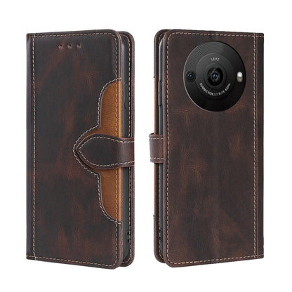 Skin Feel เคสโทรศัพท์หนังหัวเข็มขัดแม่เหล็ก, For Sharp Aquos R10, For Sharp Aqous wish5, For Sharp Aqous Wish4, For Sharp Aquos R9, For Sharp Aquos R8 Pro SH-51, For Sharp Aquos R8 SH-52D, For Sharp Aqous Wish3