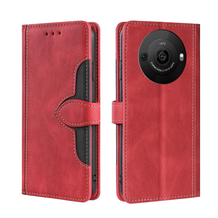 Skin Feel เคสโทรศัพท์หนังหัวเข็มขัดแม่เหล็ก, For Sharp Aquos R10, For Sharp Aqous wish5, For Sharp Aqous Wish4, For Sharp Aquos R9, For Sharp Aquos R8 Pro SH-51, For Sharp Aquos R8 SH-52D, For Sharp Aqous Wish3