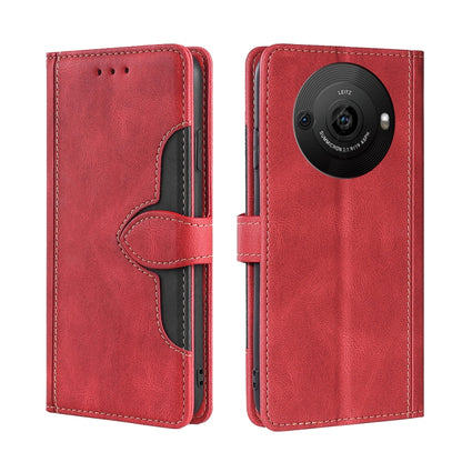 Skin Feel เคสโทรศัพท์หนังหัวเข็มขัดแม่เหล็ก, For Sharp Aquos R10, For Sharp Aqous wish5, For Sharp Aqous Wish4, For Sharp Aquos R9, For Sharp Aquos R8 Pro SH-51, For Sharp Aquos R8 SH-52D, For Sharp Aqous Wish3
