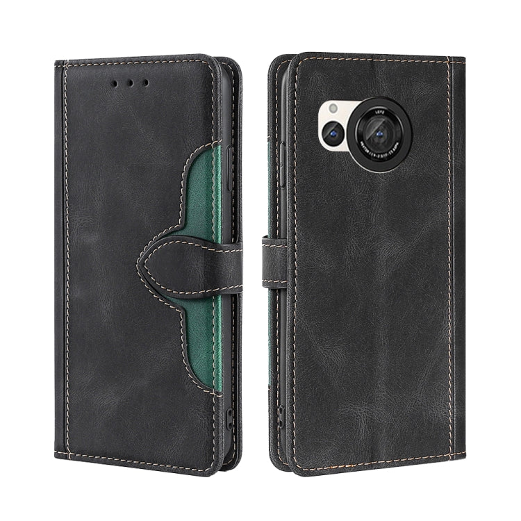 Skin Feel เคสโทรศัพท์หนังหัวเข็มขัดแม่เหล็ก, For Sharp Aquos R10, For Sharp Aqous wish5, For Sharp Aqous Wish4, For Sharp Aquos R9, For Sharp Aquos R8 Pro SH-51, For Sharp Aquos R8 SH-52D, For Sharp Aqous Wish3