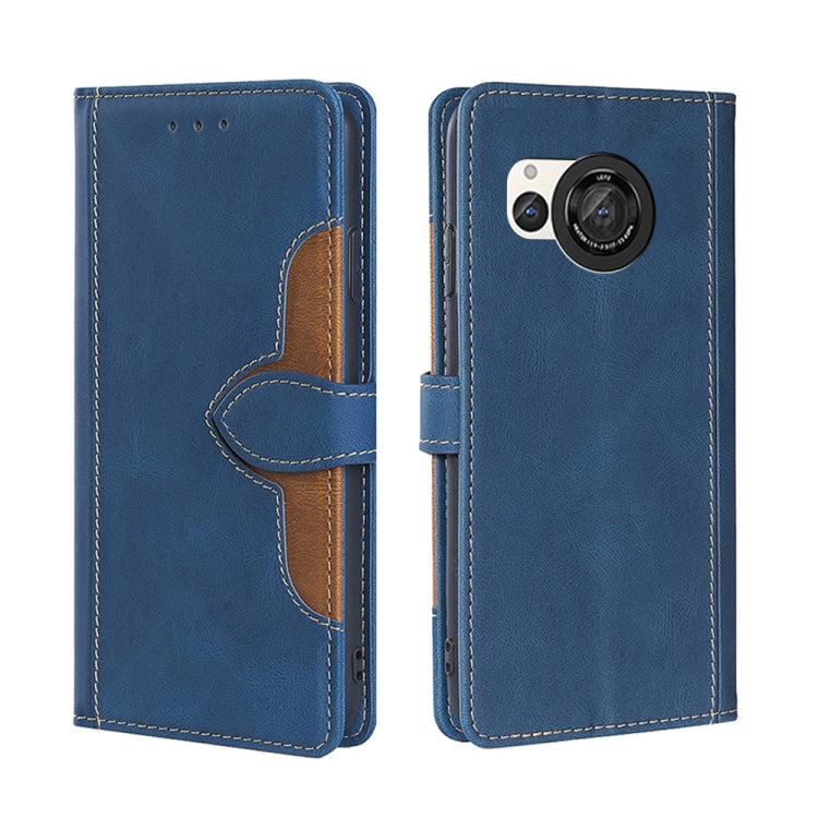 Skin Feel เคสโทรศัพท์หนังหัวเข็มขัดแม่เหล็ก, For Sharp Aquos R10, For Sharp Aqous wish5, For Sharp Aqous Wish4, For Sharp Aquos R9, For Sharp Aquos R8 Pro SH-51, For Sharp Aquos R8 SH-52D, For Sharp Aqous Wish3