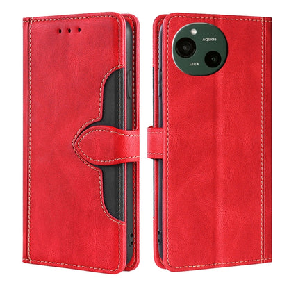 Skin Feel เคสโทรศัพท์หนังหัวเข็มขัดแม่เหล็ก, For Sharp Aquos R10, For Sharp Aqous wish5, For Sharp Aqous Wish4, For Sharp Aquos R9, For Sharp Aquos R8 Pro SH-51, For Sharp Aquos R8 SH-52D, For Sharp Aqous Wish3