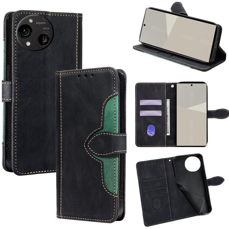 Skin Feel เคสโทรศัพท์หนังหัวเข็มขัดแม่เหล็ก, For Sharp Aquos R10, For Sharp Aqous wish5, For Sharp Aqous Wish4, For Sharp Aquos R9, For Sharp Aquos R8 Pro SH-51, For Sharp Aquos R8 SH-52D, For Sharp Aqous Wish3