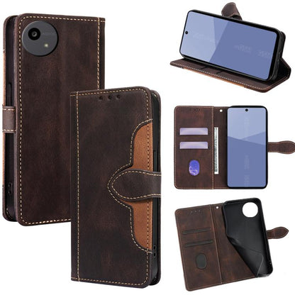 Skin Feel เคสโทรศัพท์หนังหัวเข็มขัดแม่เหล็ก, For Sharp Aquos R10, For Sharp Aqous wish5, For Sharp Aqous Wish4, For Sharp Aquos R9, For Sharp Aquos R8 Pro SH-51, For Sharp Aquos R8 SH-52D, For Sharp Aqous Wish3