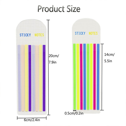 แถบใสแถบสีเรืองแสงกันน้ำสติกเกอร์แถบยาวแถบดัชนี