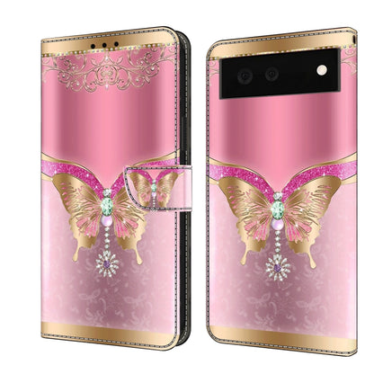 เคสโทรศัพท์หนังกันกระแทก Crystal 3D, For Google Pixel 6, For Google Pixel 6 Pro