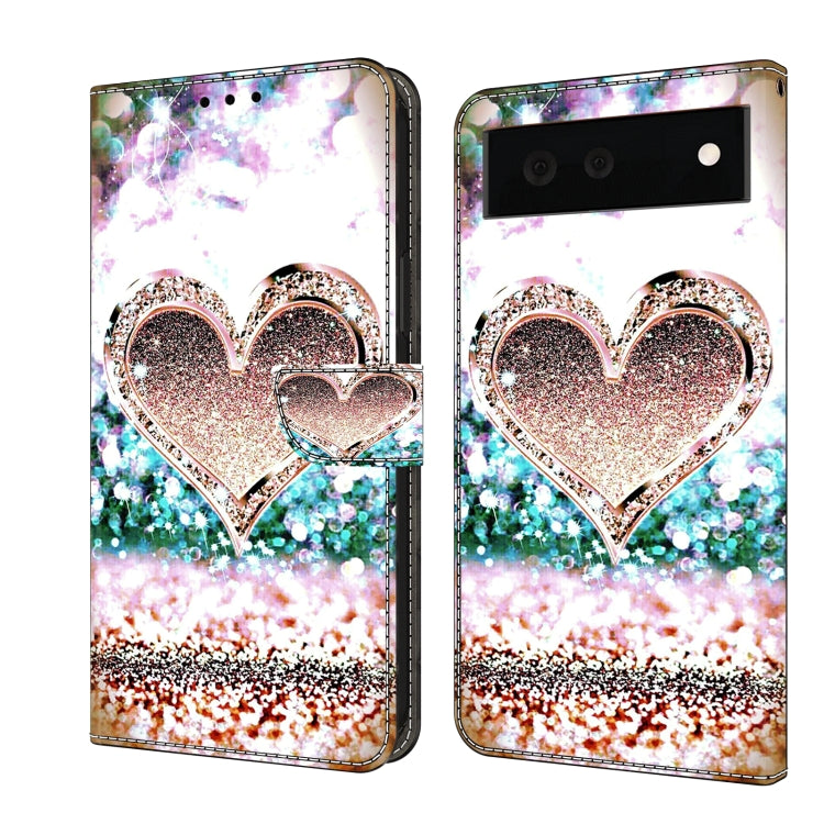 เคสโทรศัพท์หนังกันกระแทก Crystal 3D, For Google Pixel 6, For Google Pixel 6 Pro