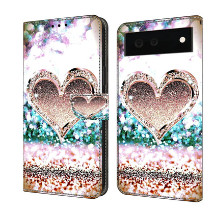 เคสโทรศัพท์หนังกันกระแทก Crystal 3D, For Google Pixel 6, For Google Pixel 6 Pro