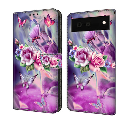 เคสโทรศัพท์หนังกันกระแทก Crystal 3D, For Google Pixel 6, For Google Pixel 6 Pro