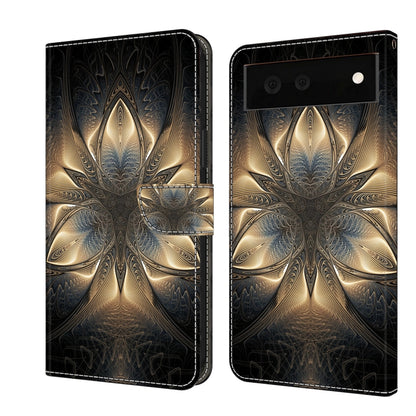 เคสโทรศัพท์หนังกันกระแทก Crystal 3D, For Google Pixel 6, For Google Pixel 6 Pro