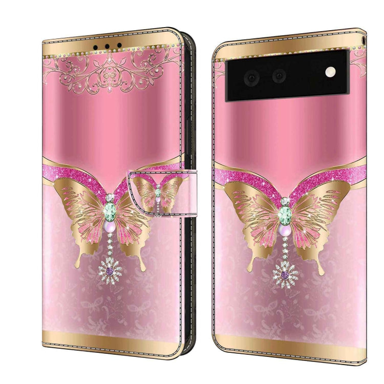 เคสโทรศัพท์หนังกันกระแทก Crystal 3D, For Google Pixel 7, For Google Pixel 6a