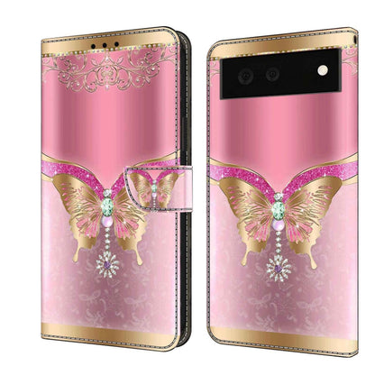 เคสโทรศัพท์หนังกันกระแทก Crystal 3D, For Google Pixel 7, For Google Pixel 6a