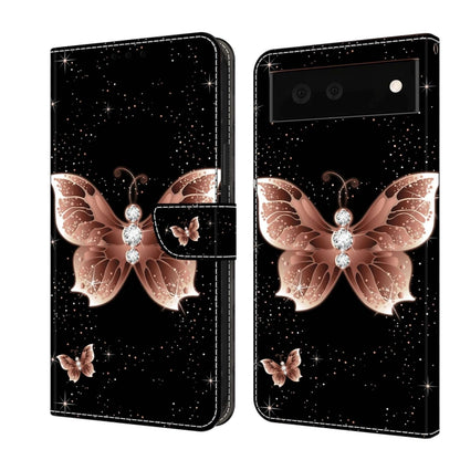 เคสโทรศัพท์หนังกันกระแทก Crystal 3D, For Google Pixel 7, For Google Pixel 6a