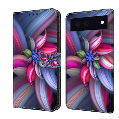เคสโทรศัพท์หนังกันกระแทก Crystal 3D, For Google Pixel 7, For Google Pixel 6a