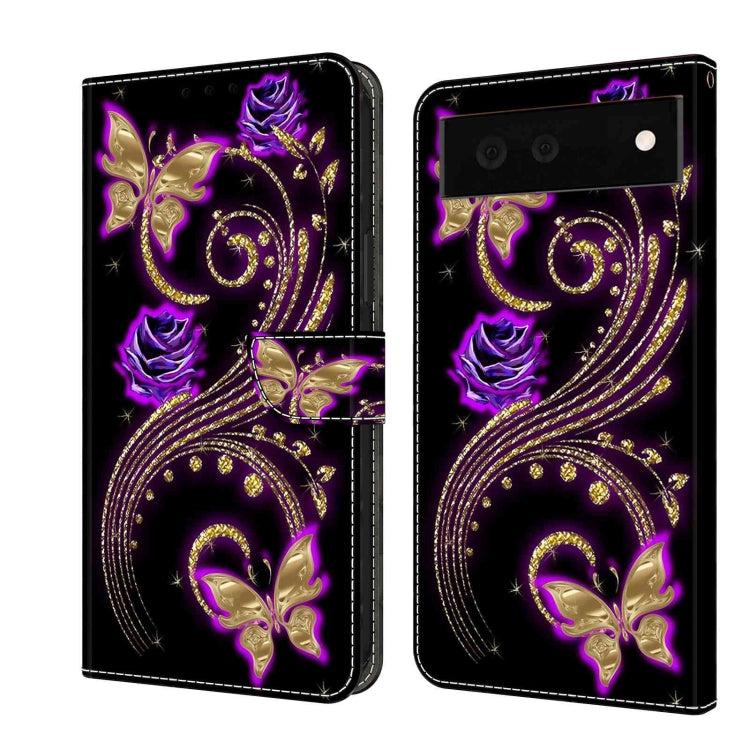 เคสโทรศัพท์หนังกันกระแทก Crystal 3D, For Google Pixel 7, For Google Pixel 6a