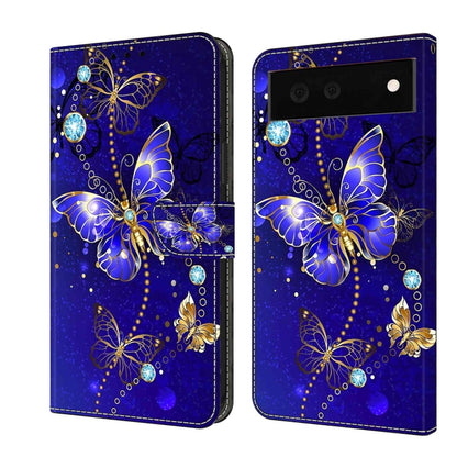เคสโทรศัพท์หนังกันกระแทก Crystal 3D, For Google Pixel 7, For Google Pixel 6a