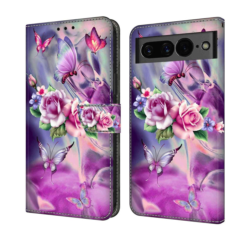 เคสโทรศัพท์หนังกันกระแทก Crystal 3D, For Google Pixel 7, For Google Pixel 6a