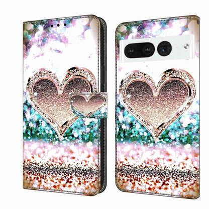 เคสโทรศัพท์หนังกันกระแทก Crystal 3D, For Google Pixel 7a, For Google Pixel 7 Pro