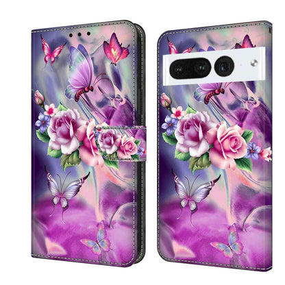 เคสโทรศัพท์หนังกันกระแทก Crystal 3D, For Google Pixel 7a, For Google Pixel 7 Pro