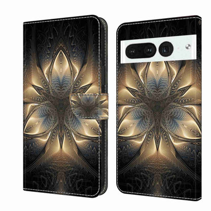 เคสโทรศัพท์หนังกันกระแทก Crystal 3D, For Google Pixel 7a, For Google Pixel 7 Pro