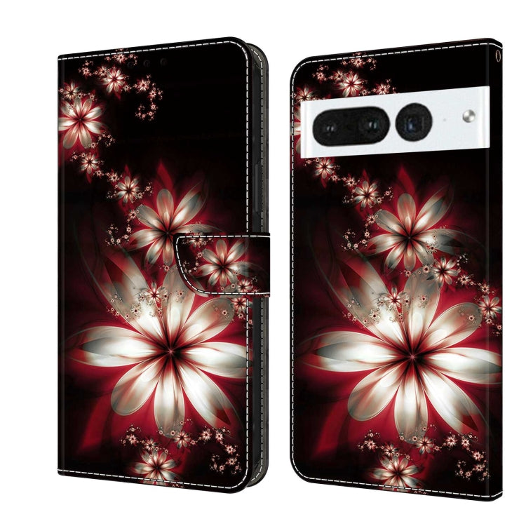 เคสโทรศัพท์หนังกันกระแทก Crystal 3D, For Google Pixel 7a, For Google Pixel 7 Pro