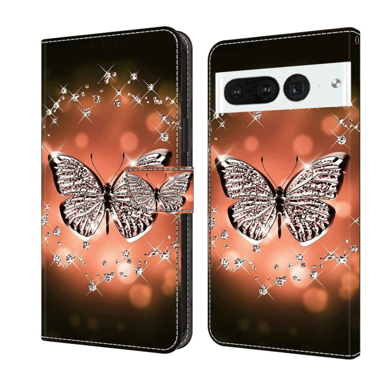 เคสโทรศัพท์หนังกันกระแทก Crystal 3D, For Google Pixel 7a, For Google Pixel 7 Pro