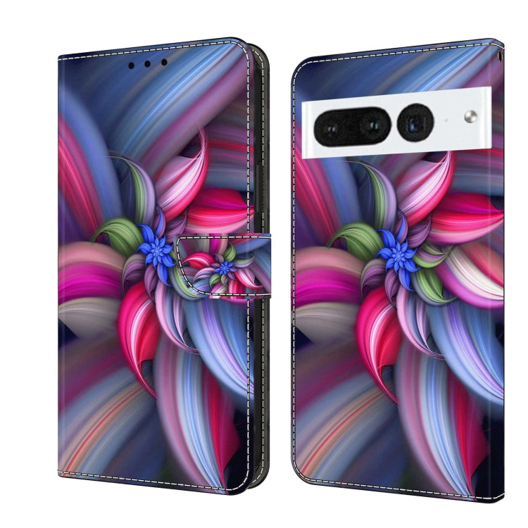 เคสโทรศัพท์หนังกันกระแทก Crystal 3D, For Google Pixel 7a, For Google Pixel 7 Pro