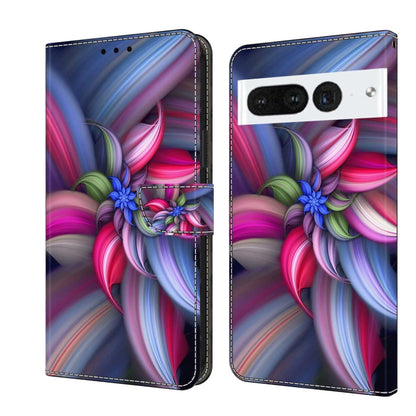 เคสโทรศัพท์หนังกันกระแทก Crystal 3D, For Google Pixel 7a, For Google Pixel 7 Pro