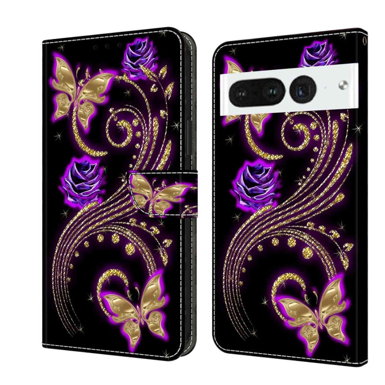 เคสโทรศัพท์หนังกันกระแทก Crystal 3D, For Google Pixel 7a, For Google Pixel 7 Pro