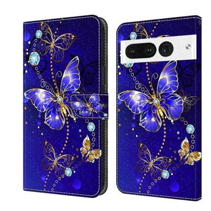 เคสโทรศัพท์หนังกันกระแทก Crystal 3D, For Google Pixel 7a, For Google Pixel 7 Pro