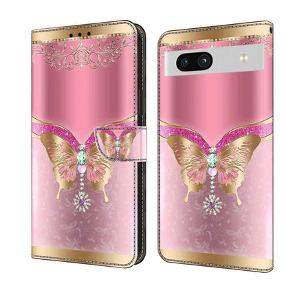 เคสโทรศัพท์หนังกันกระแทก Crystal 3D, For Google Pixel 7a, For Google Pixel 7 Pro