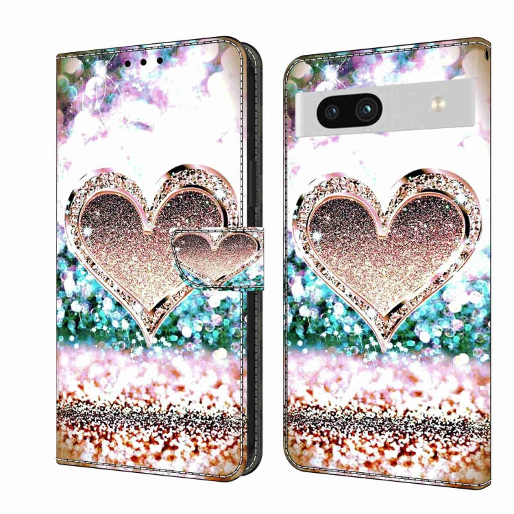 เคสโทรศัพท์หนังกันกระแทก Crystal 3D, For Google Pixel 7a, For Google Pixel 7 Pro