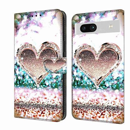 เคสโทรศัพท์หนังกันกระแทก Crystal 3D, For Google Pixel 7a, For Google Pixel 7 Pro