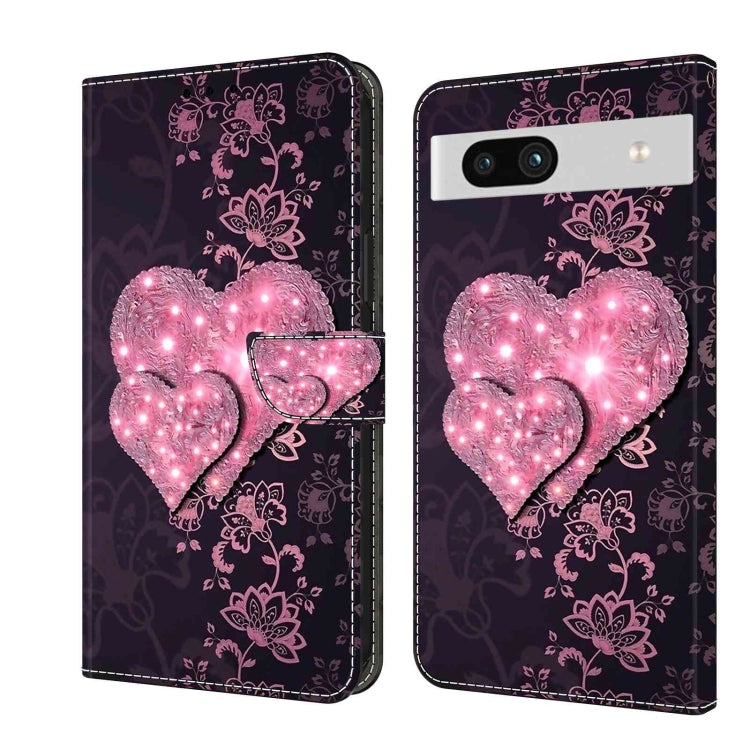 เคสโทรศัพท์หนังกันกระแทก Crystal 3D, For Google Pixel 7a, For Google Pixel 7 Pro