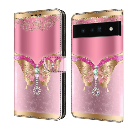 เคสโทรศัพท์หนังกันกระแทก Crystal 3D, For Google Pixel 6, For Google Pixel 6 Pro