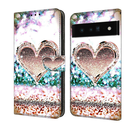 เคสโทรศัพท์หนังกันกระแทก Crystal 3D, For Google Pixel 6, For Google Pixel 6 Pro