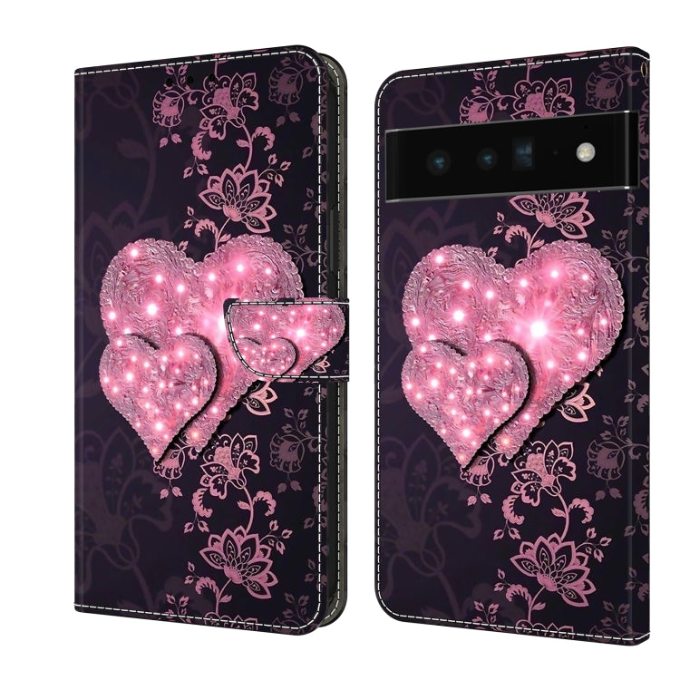 เคสโทรศัพท์หนังกันกระแทก Crystal 3D, For Google Pixel 6, For Google Pixel 6 Pro