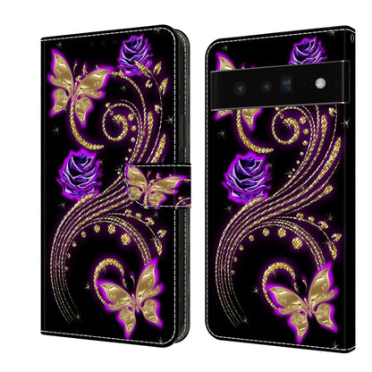 เคสโทรศัพท์หนังกันกระแทก Crystal 3D, For Google Pixel 6, For Google Pixel 6 Pro