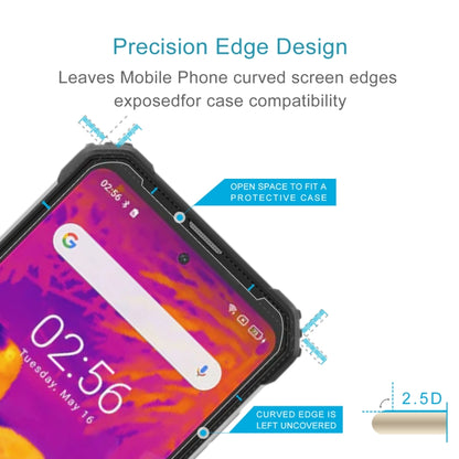 50 ชิ้น 0.26 มม. 9H 2.5D ฟิล์มกระจกนิรภัย, For Blackview BV8900 (50pcs)