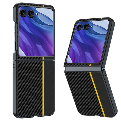 เคสโทรศัพท์พิมพ์พื้นผิวคาร์บอนไฟเบอร์บางเฉียบ, For Motorola Razr 50 / 60 / 70 5G, For Motorola Razr 60 Ultra / 70 Ultra, For Motorola Razr 50 Ultra, For Motorola Razr 40 Ultra