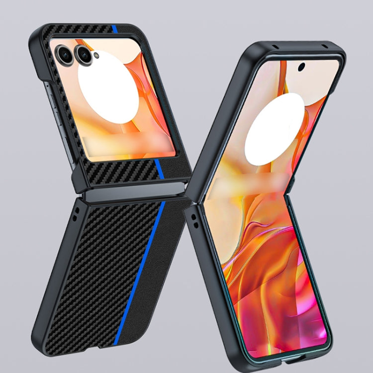 เคสโทรศัพท์พิมพ์พื้นผิวคาร์บอนไฟเบอร์บางเฉียบ, For Motorola Razr 50 / 60 / 70 5G, For Motorola Razr 60 Ultra / 70 Ultra, For Motorola Razr 50 Ultra, For Motorola Razr 40 Ultra