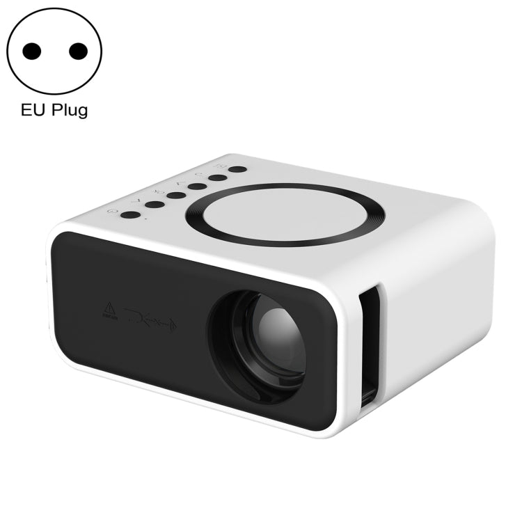 T300S 320x240 24 ANSI Lumens Mini LCD Projector รองรับหน้าจอเดียวกันแบบมีสายและไร้สาย, US Plug, EU Plug, UK Plug, AU Plug