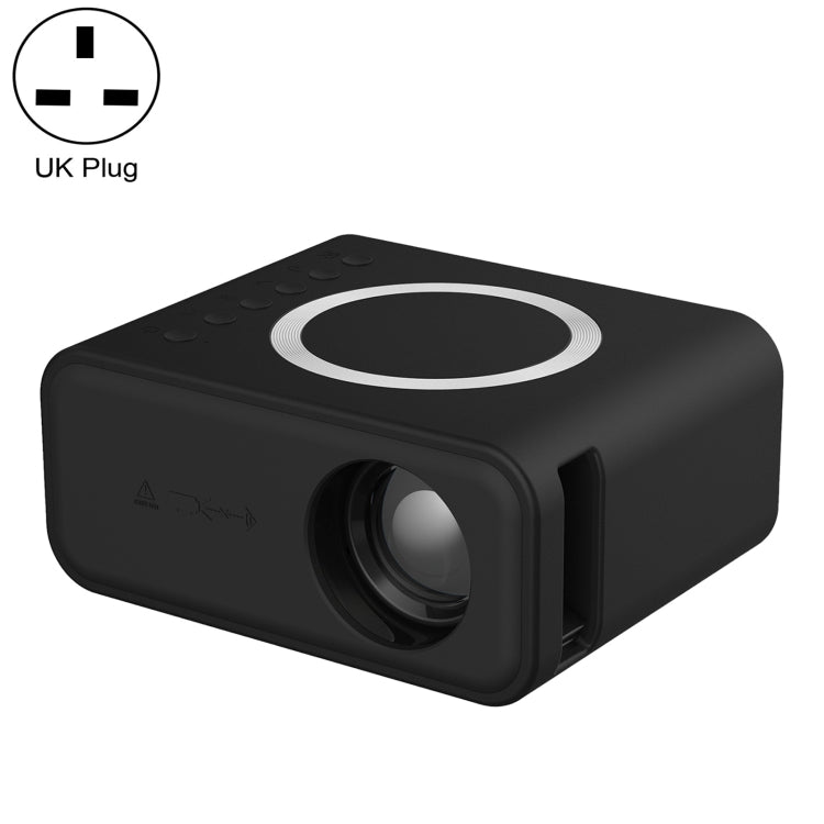 T300S 320x240 24 ANSI Lumens Mini LCD Projector รองรับหน้าจอเดียวกันแบบมีสายและไร้สาย, US Plug, EU Plug, UK Plug, AU Plug